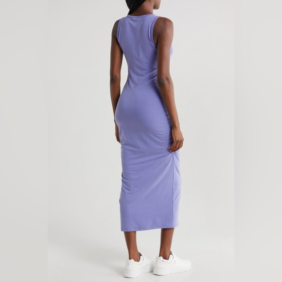 NWT Beyond Yoga Spacedye Icon Midi Dress in Indigo Size Large - Picture 3 of 16